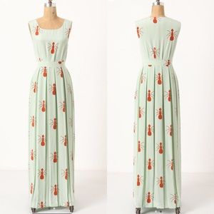 Anthropologie Dresses - 🦄 Anthropologie Fire Ants Maxi Dress, 6 Anthropologie Dresses - 🦄 Anthropologie Fire Ants Maxi Dress, 6
